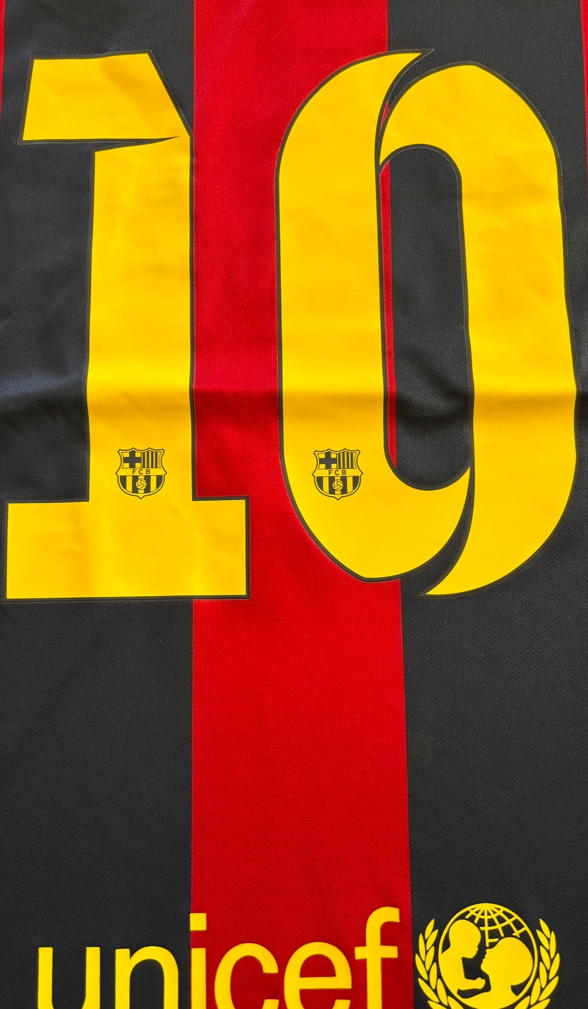 Messi #10 FC Barcelona Nike 2015 Final Berlin Champions League Football Soccer Jersey