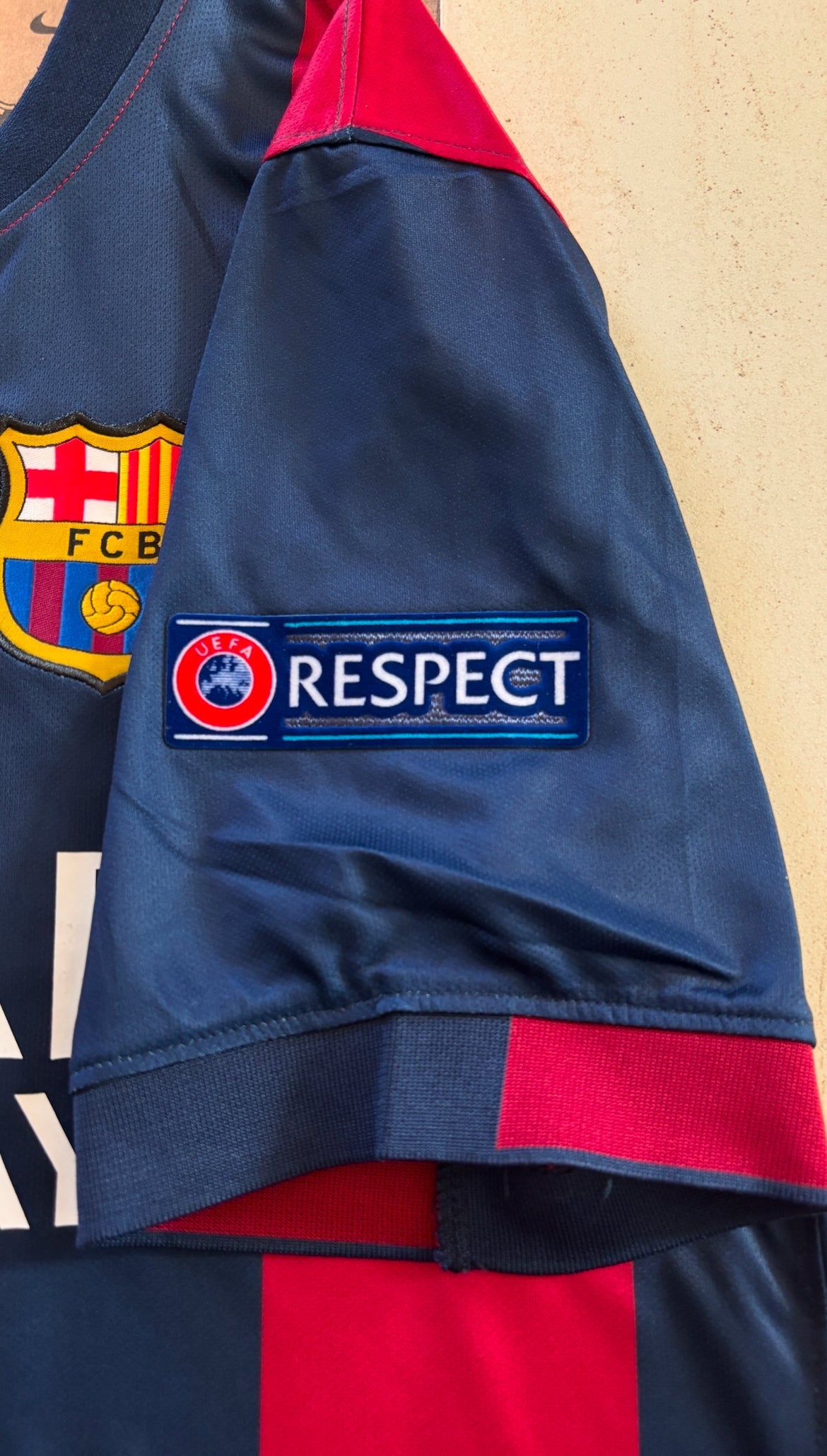 Messi #10 FC Barcelona Nike 2015 Final Berlin Champions League Football Soccer Jersey