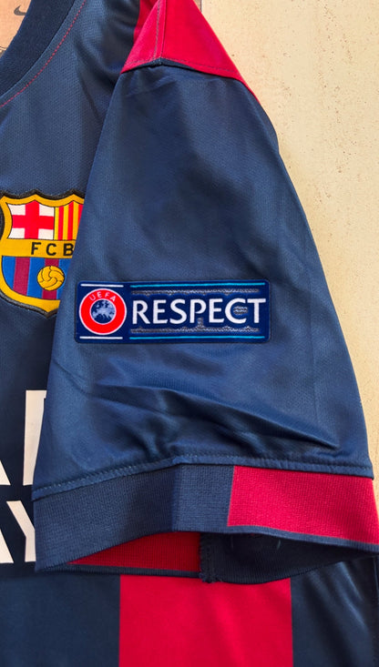 Messi #10 FC Barcelona Nike 2015 Final Berlin Champions League Football Soccer Jersey