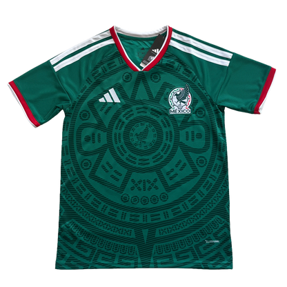Mexico 2026 Aztec Sun Stone Green Jersey Adidas World Cup Special Edition