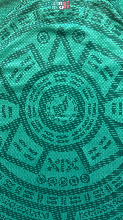 Mexico 2026 Aztec Sun Stone Green Jersey Adidas World Cup Special Edition