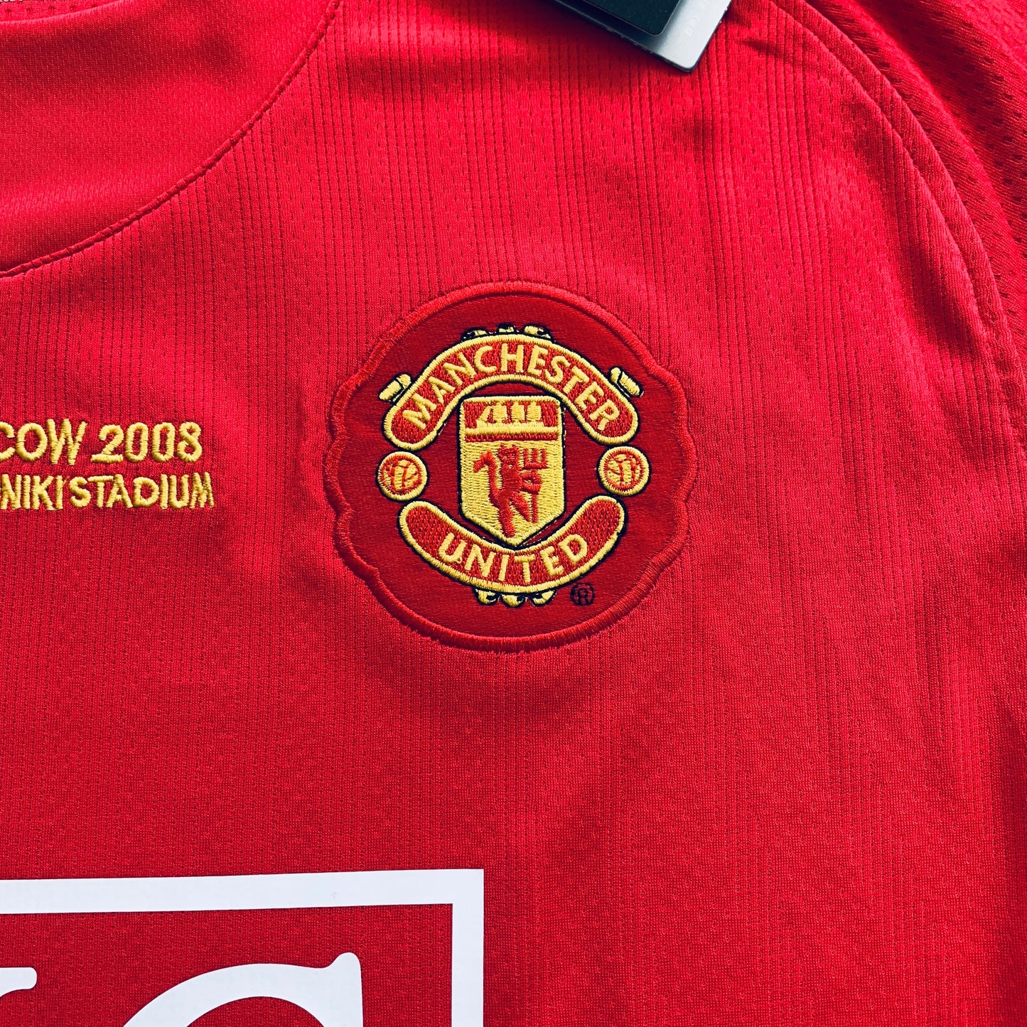 Manchester United 2007/2008 Cristiano Ronaldo Soccer Jersey Home Champions League MENS