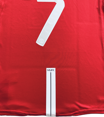 Manchester United 2007/2008 Cristiano Ronaldo Soccer Jersey Home Champions League MENS