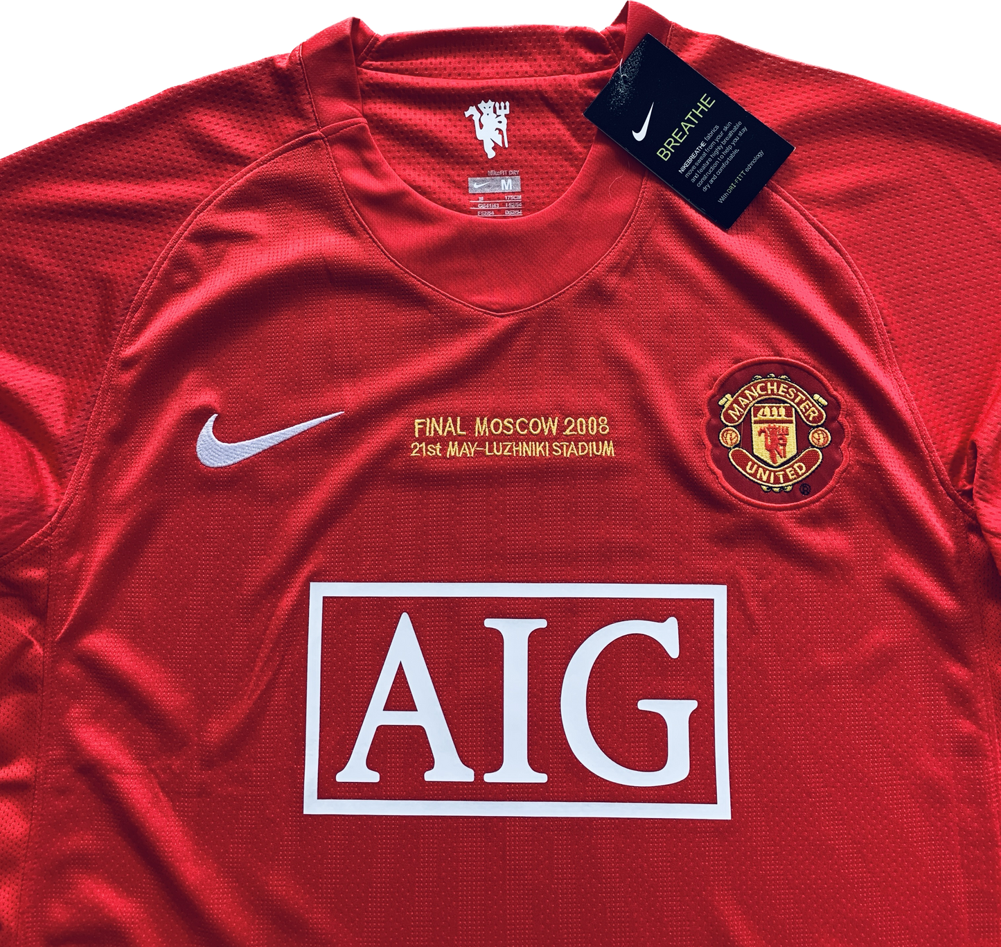 Retro Cristiano Ronaldo #7 2007/2008 UCL Final Manchester United Long Sleeve MENS Jersey UEFA Champions League