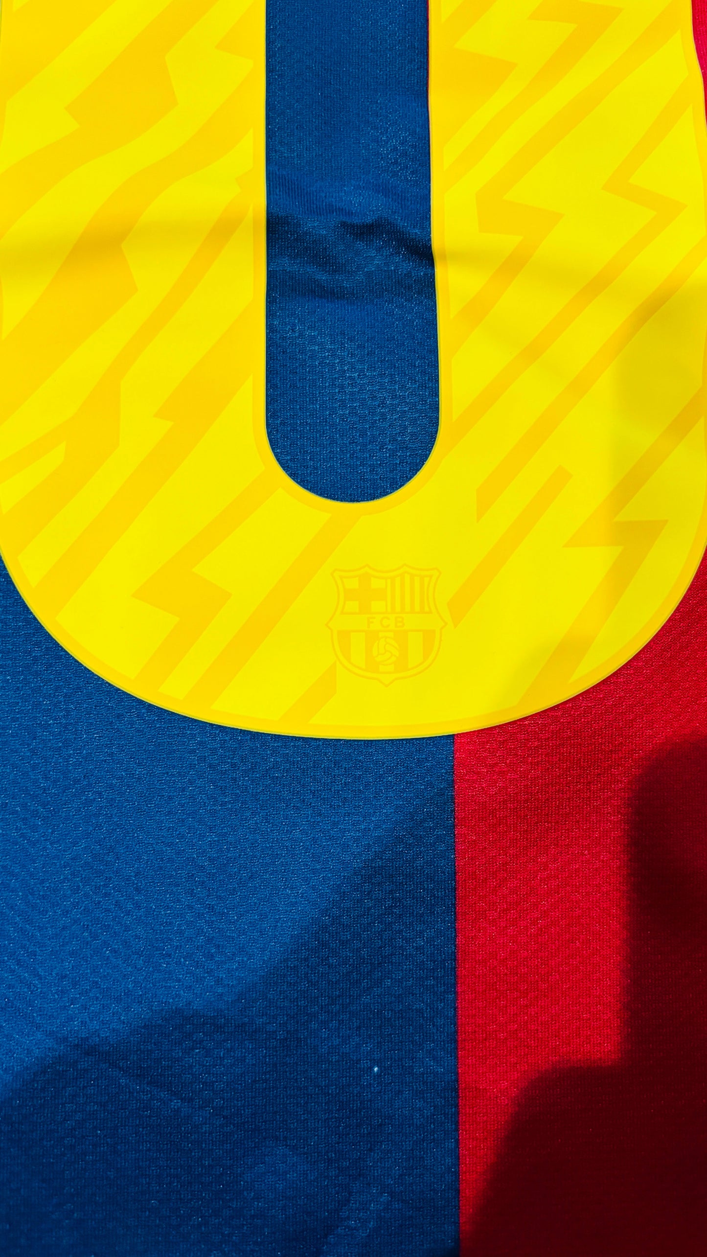 FC Barcelona Nike 2009-2010 Messi #10 Long Sleeve Home Jersey with FIFA Champions Patch