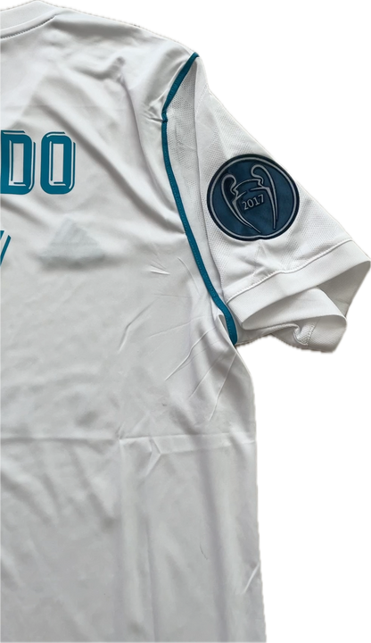 Real Madrid Cristiano Ronaldo 7 Soccer Jersey 2017 2018 La Liga Champions League Kyiv Mens