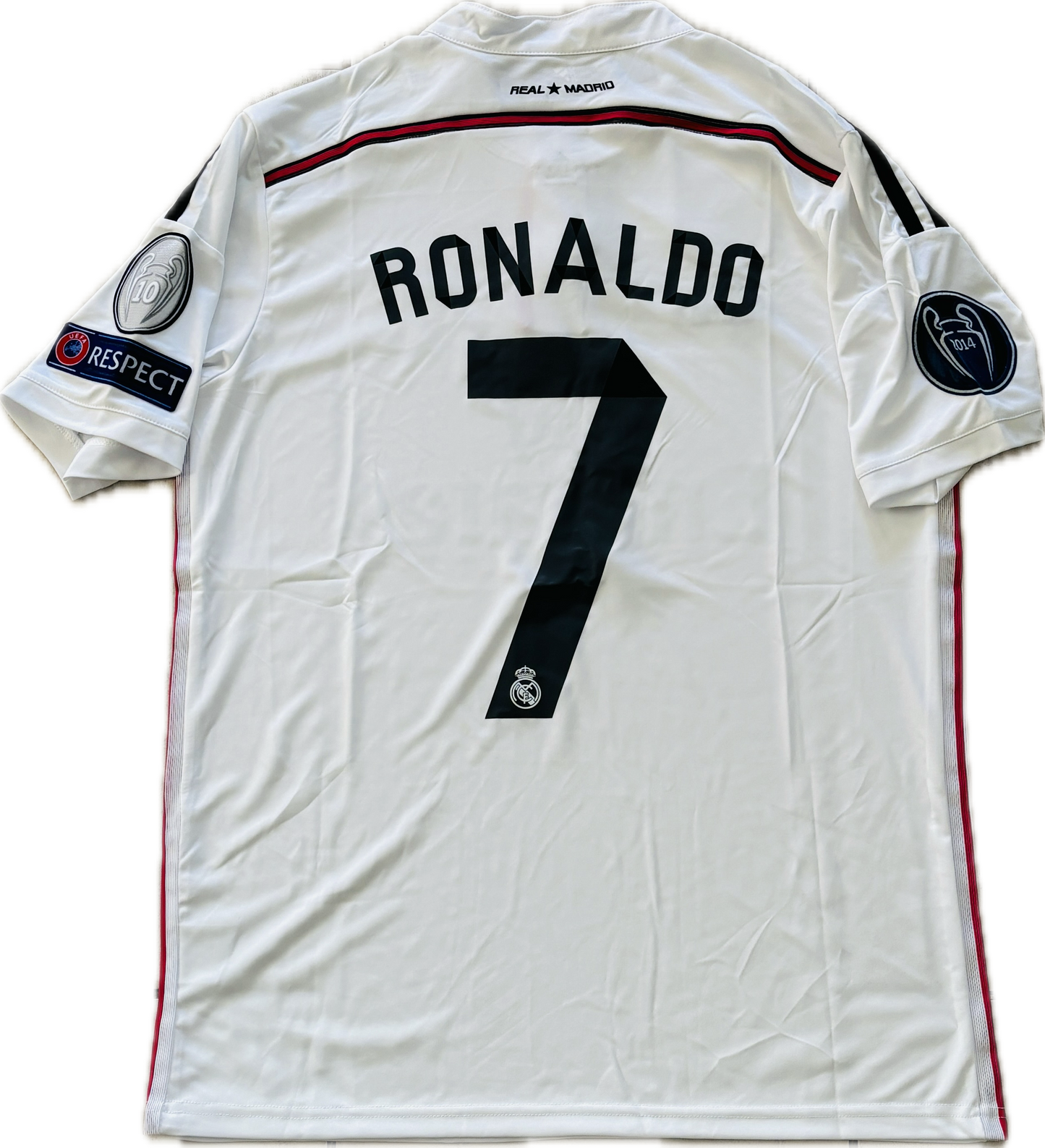 Cristiano Ronaldo 2014 2015 Real Madrid Adidas la decima 10 Champions League jersey