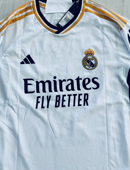 Dani Carvajal #2 Real Madrid 2023/24 Home Jersey 15 champions league White UCL champions league Soccer jersey