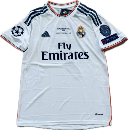 Cristiano Ronaldo 2014 Real Madrid Adidas White Lisbon Final 9 UCL champions league Soccer MENS