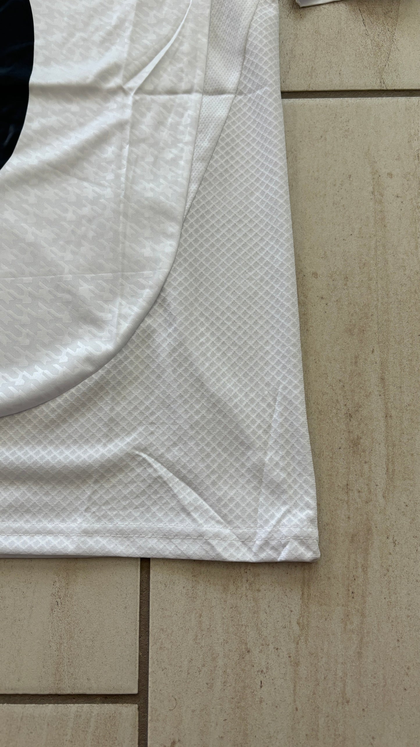 Kylian Mbappe #9 Real Madrid 2023/24 Home Jersey 15 champions league White UCL MENS champions league Soccer jersey