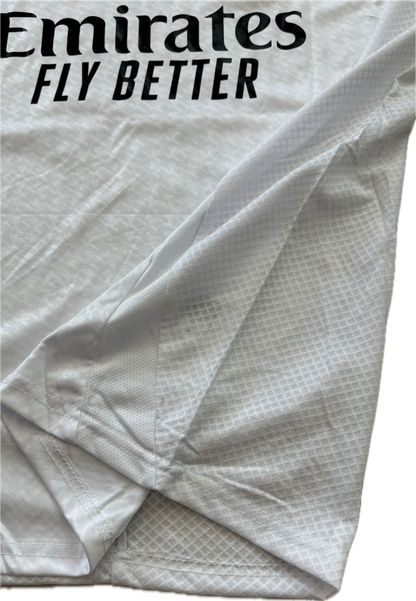 Kylian Mbappe #9 Real Madrid 2023/24 Home Jersey 15 champions league White UCL MENS champions league Soccer jersey