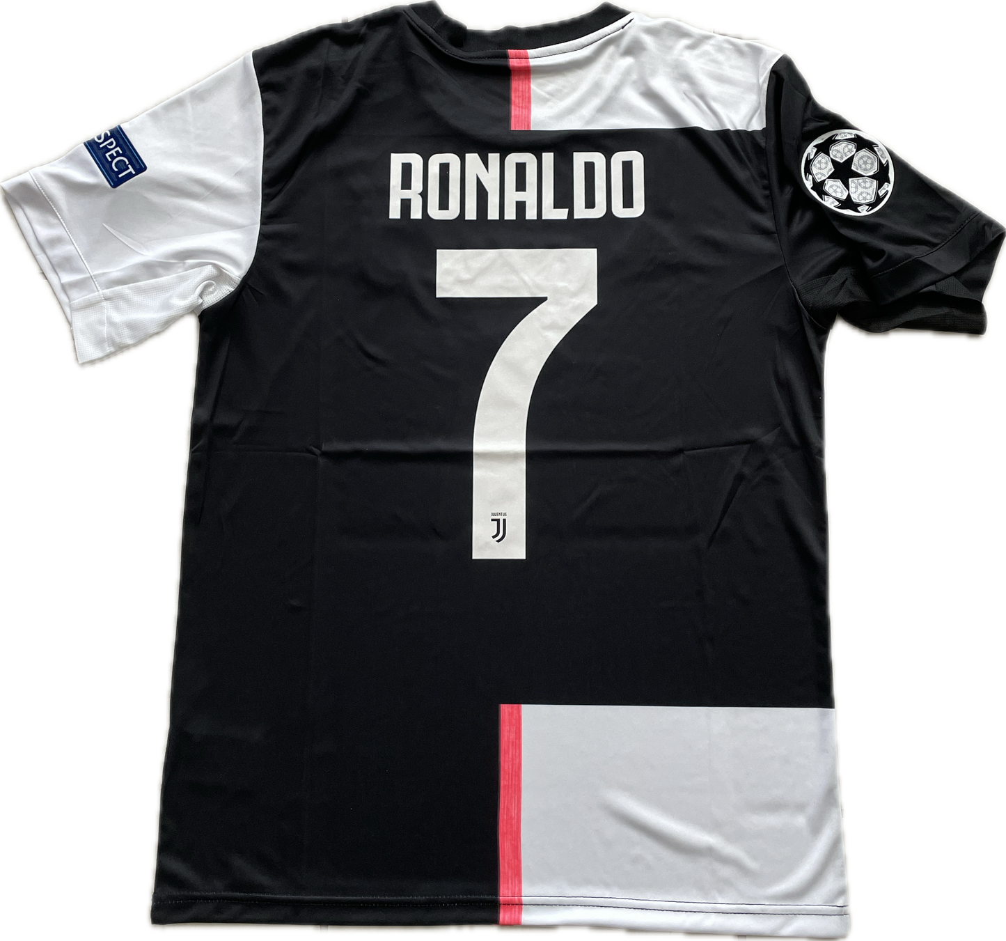 Juventus Cristiano Ronaldo #7 Soccer Jersey 2019/2020 Champions League Black MENS