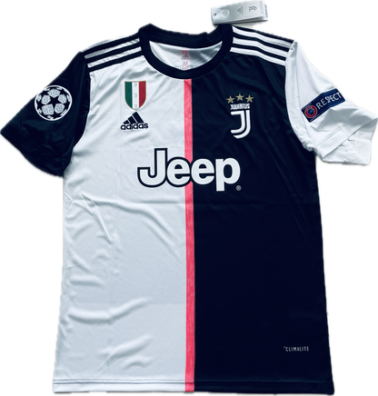 Juventus Cristiano Ronaldo #7 Soccer Jersey 2019/2020 Champions League Black MENS