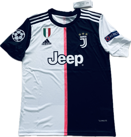 Juventus Cristiano Ronaldo #7 Soccer Jersey 2019/2020 Champions League Black MENS