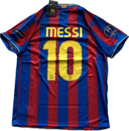 Messi #10 FC Barcelona Nike 2010 UCL Finals Home Champions League Football Soccer jersey