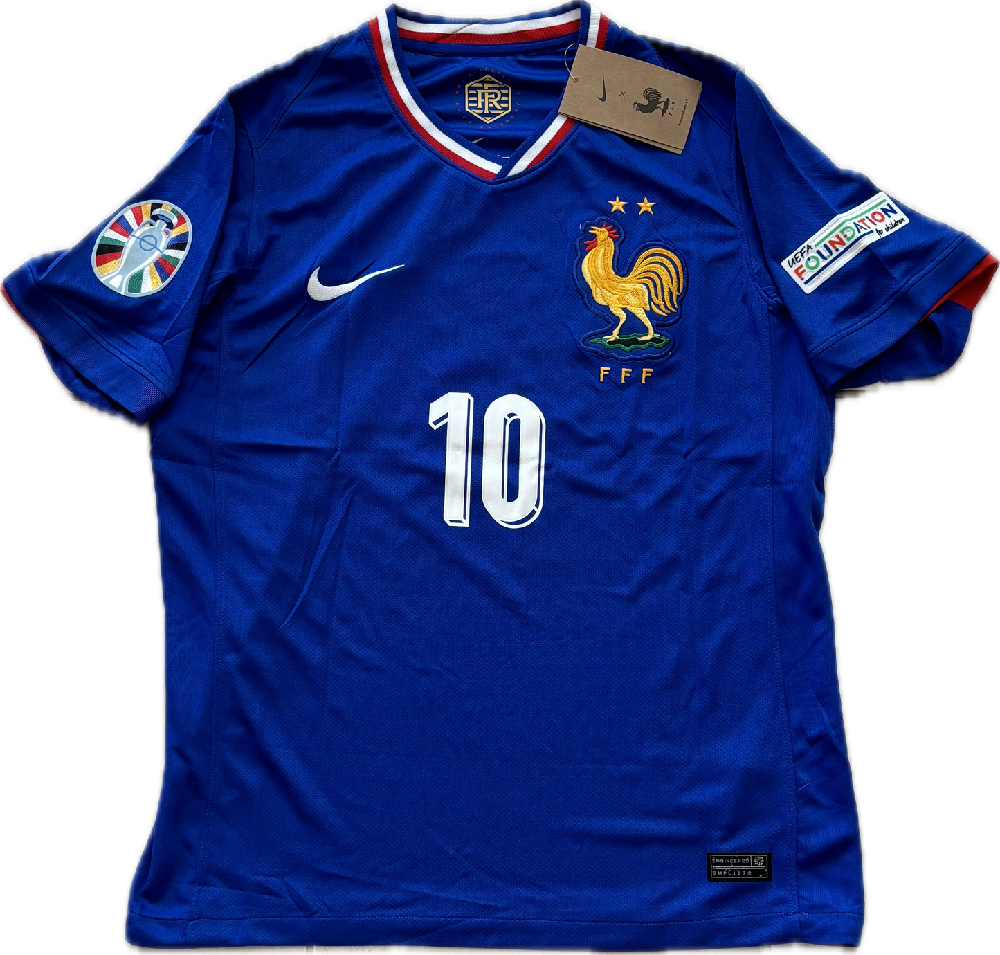 Kylian Mbappe #10 France Home Jersey Euro World Cup jersey MENS Royal Blue
