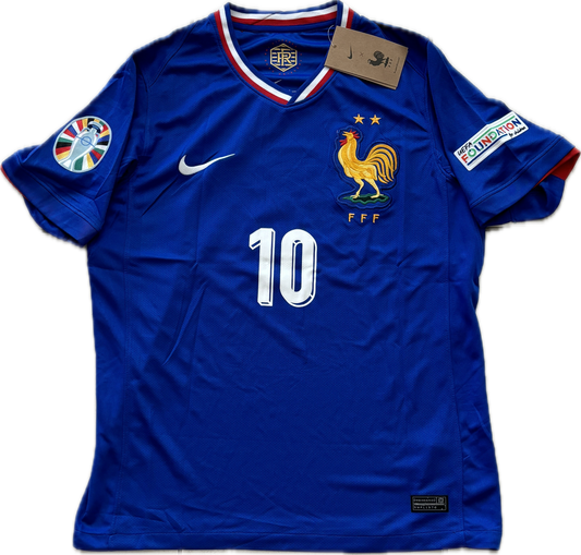 Kylian Mbappe #10 France Home Jersey Euro World Cup jersey MENS Royal Blue