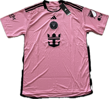 Lionel Messi #10 Inter Miami CF 2024 Adidas MLS League Football Soccer Jersey Primary MENS