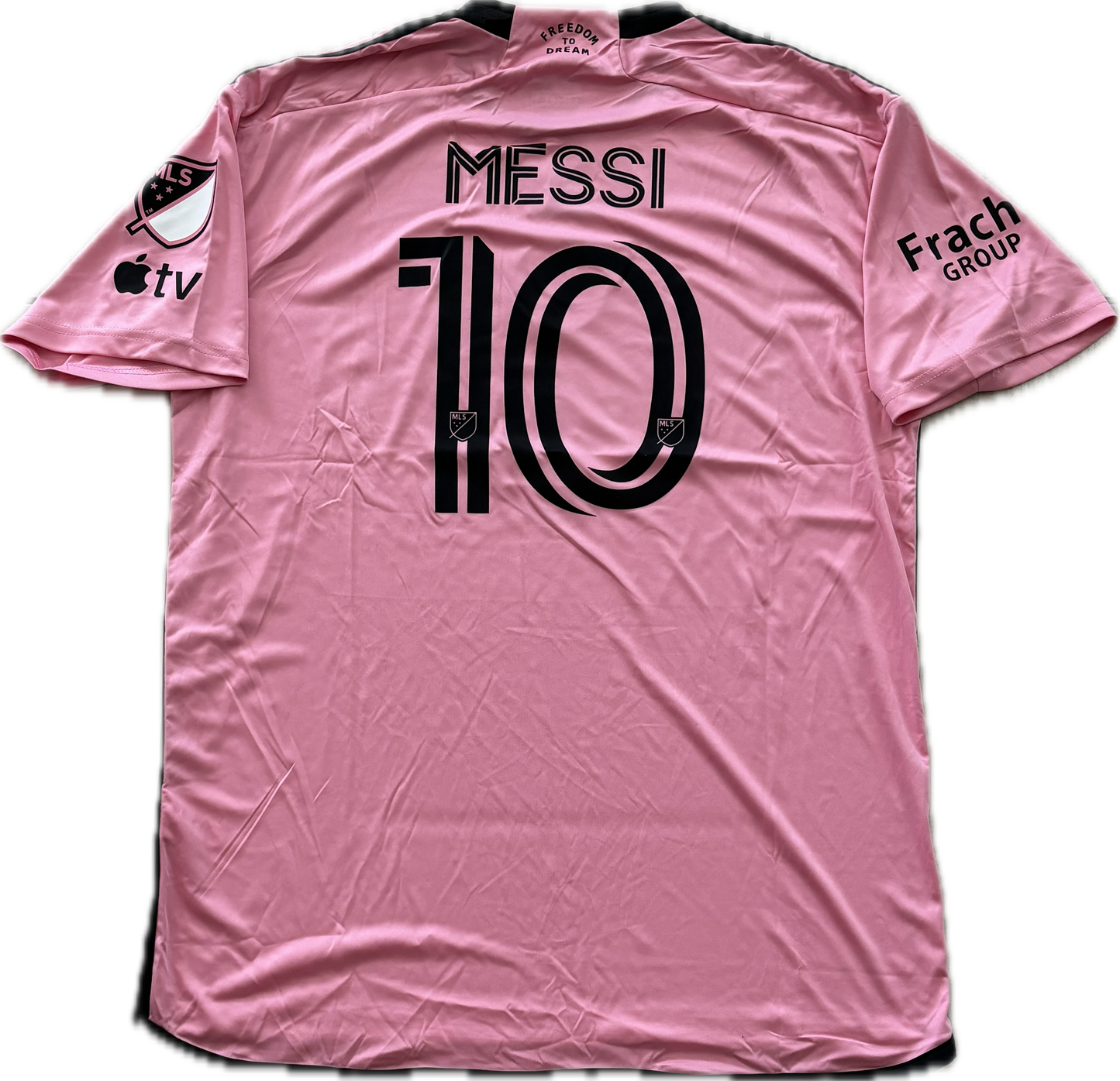 Lionel Messi #10 Inter Miami CF 2024 Adidas MLS League Football Soccer Jersey Primary MENS