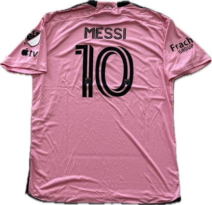 Lionel Messi #10 Inter Miami CF 2024 Adidas MLS League Football Soccer Jersey Primary MENS