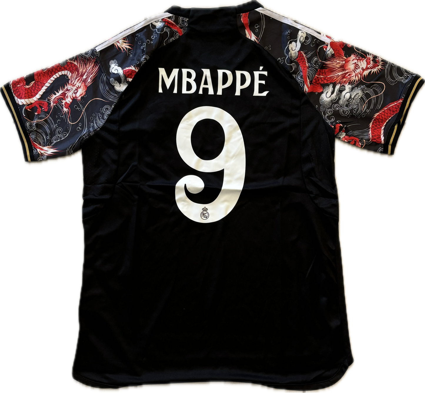 Kylian Mbappe #9 Real Madrid Home Jersey Yakuza Tattoo design Japan champions league Soccer