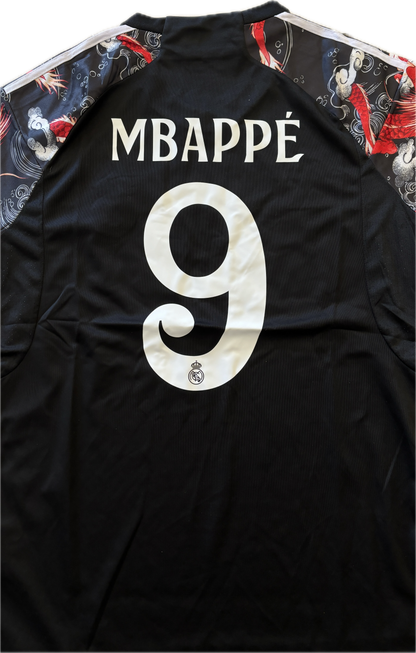 Kylian Mbappe #9 Real Madrid Home Jersey Yakuza Tattoo design Japan champions league Soccer
