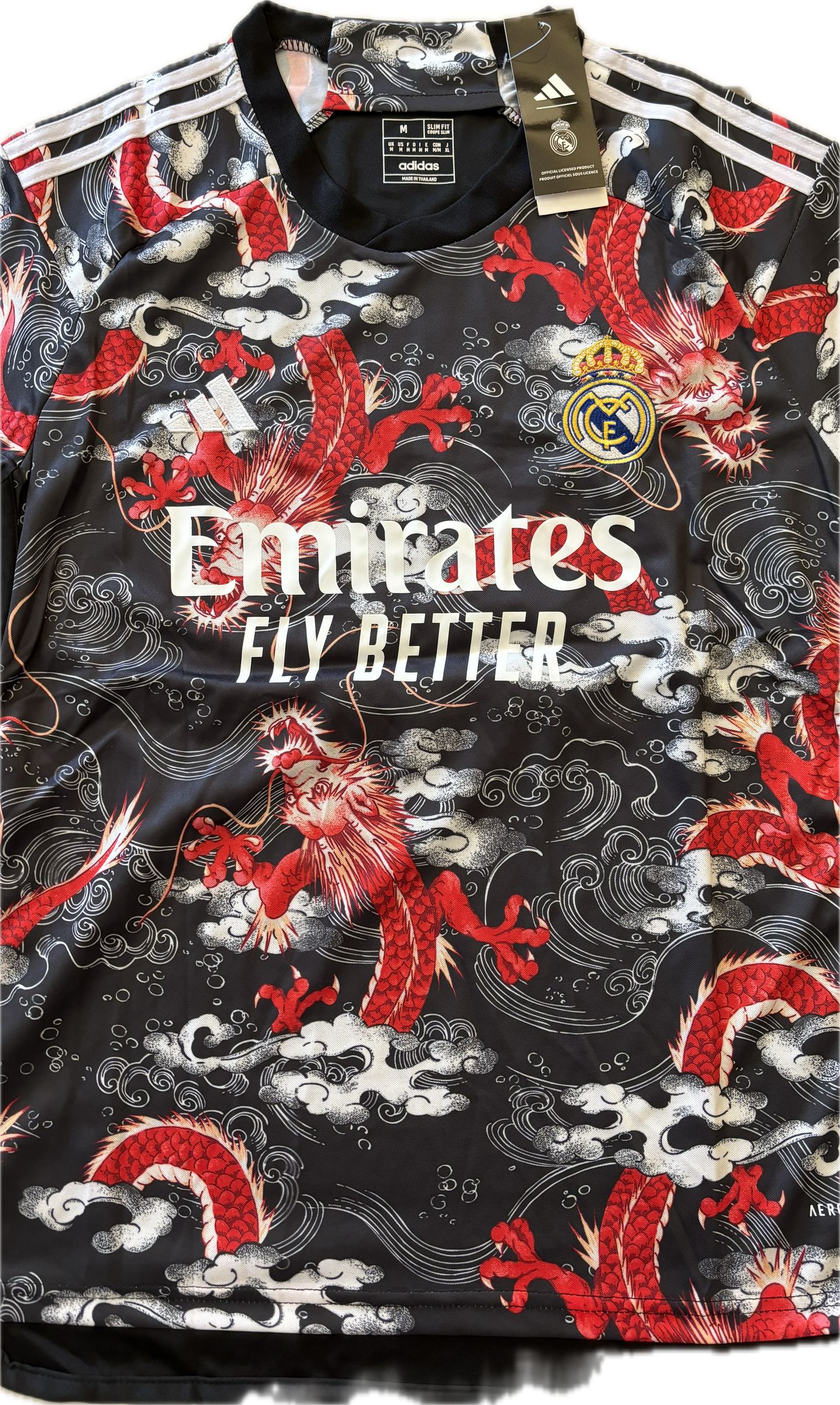 Kylian Mbappe #9 Real Madrid Home Jersey Yakuza Tattoo design Japan champions league Soccer