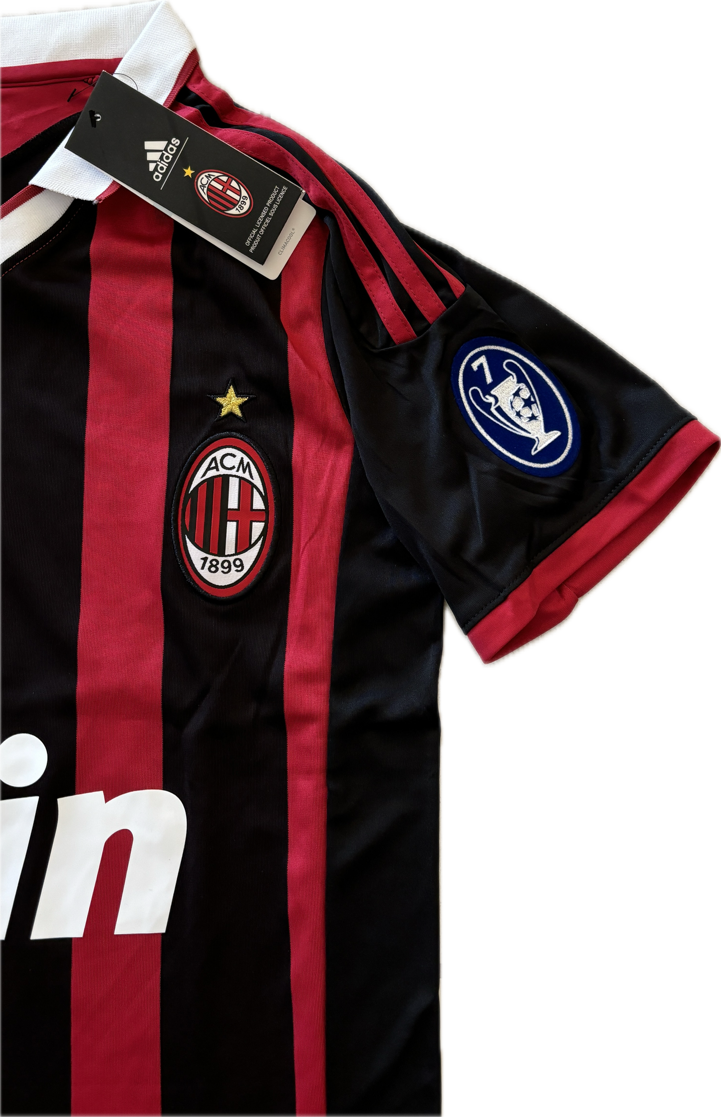 Ronaldinho #80 Jersey AC Milan 2008/2009 Retro Football Soccer Jersey Football Champions League Red Black UCL MENS