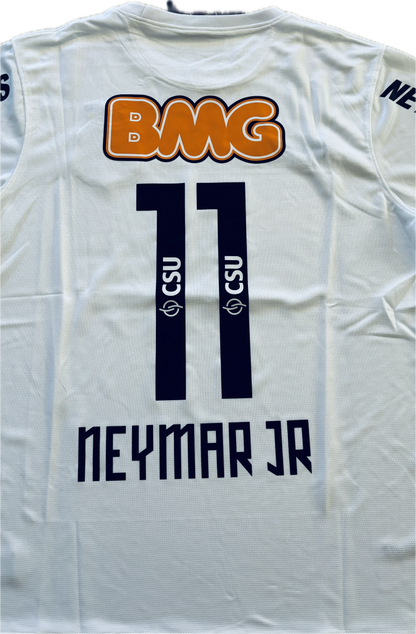 Neymar JR#11 Santos FC Soccer Jersey Classic White Football Shirt MENS