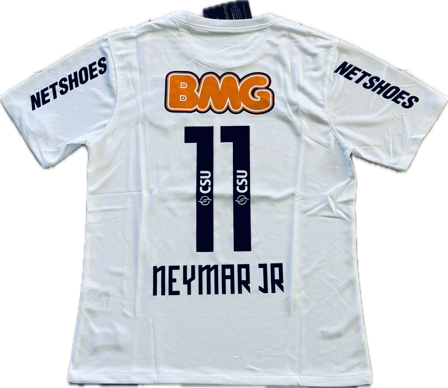 Neymar JR#11 Santos FC Soccer Jersey Classic White Football Shirt MENS