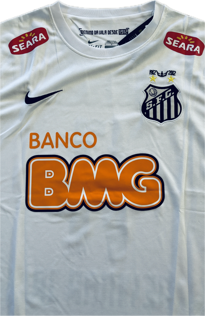 Neymar JR#11 Santos FC Soccer Jersey Classic White Football Shirt MENS