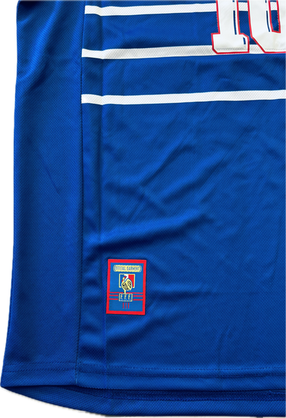 France World Cup 1998 Zinedine Zidane #10  MENS Jersey Shirt Away Kit Vinatge Retro Brazil FFF