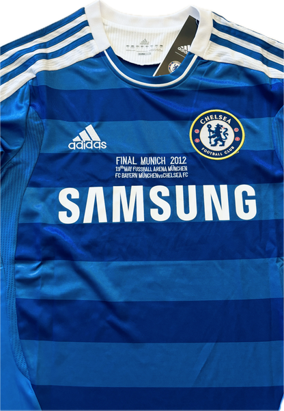 Chelsea 2012 Didier Drogba #11 Champions League Final Jersey Retro Vintage Soccer Football