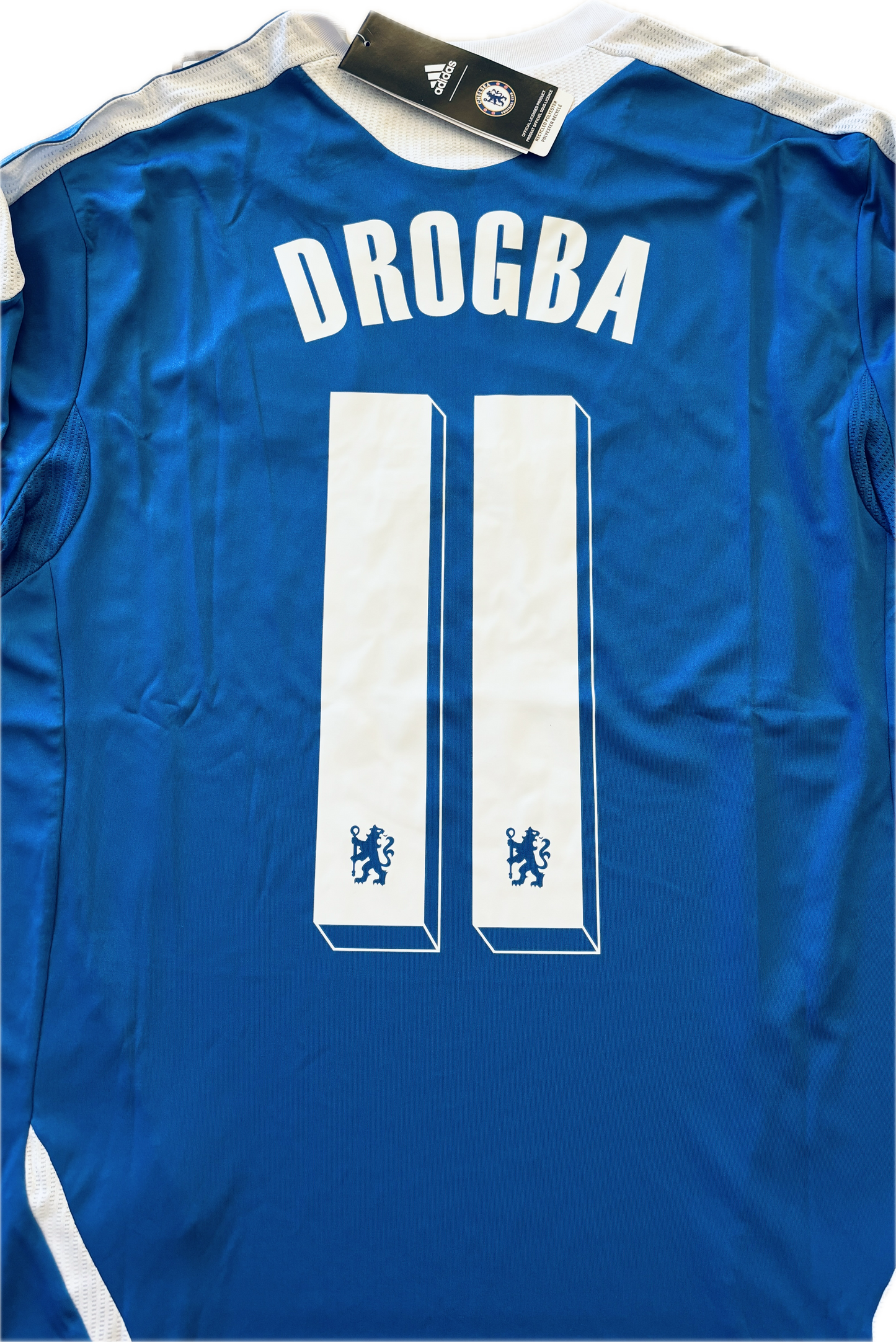 Chelsea 2012 Didier Drogba #11 Champions League Final Jersey Retro Vintage Soccer Football
