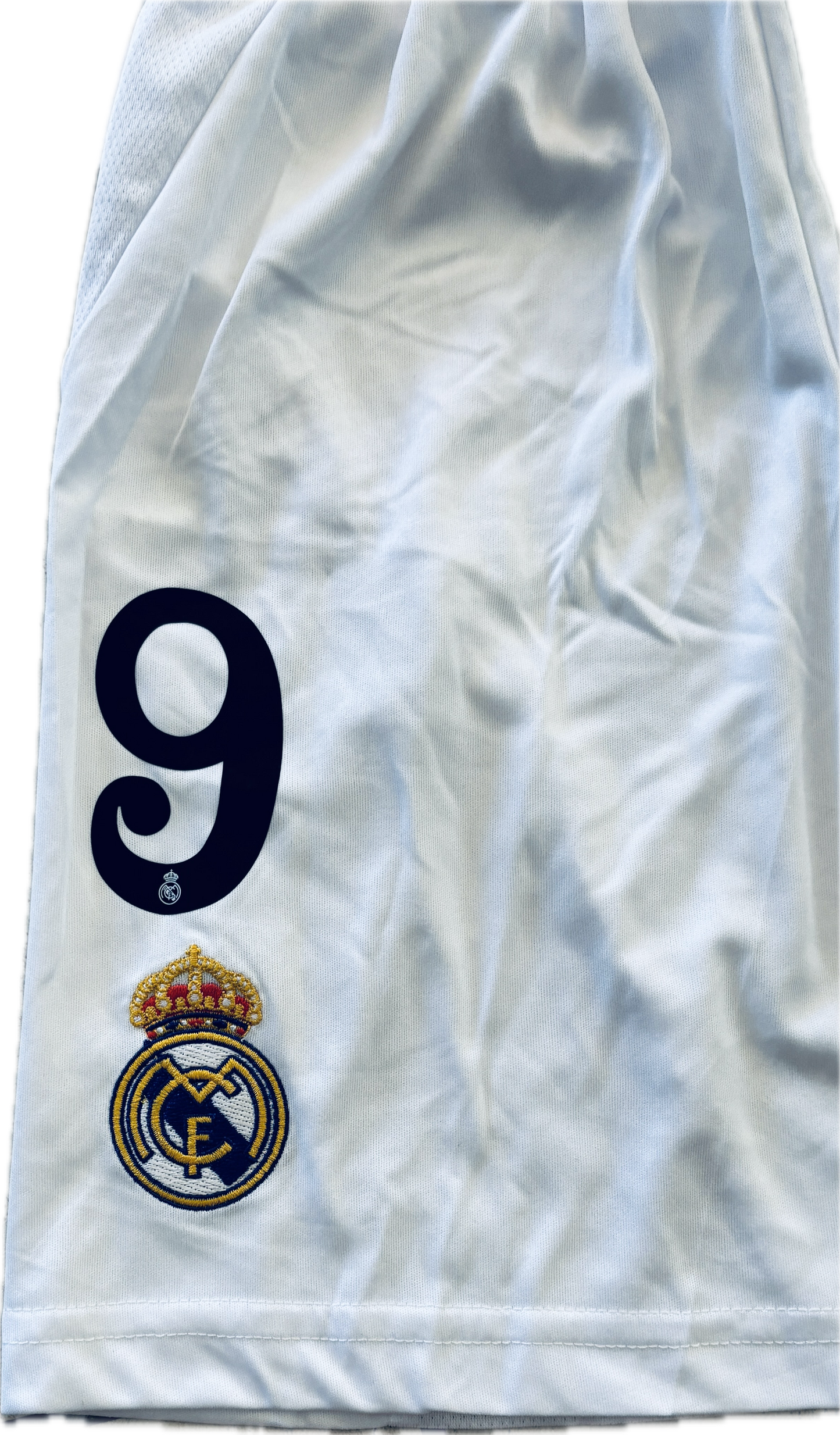 Kylian Mbappe 9 Real Madrid 2023/24 Home Youth Kids ADIDAS Jersey 15 champions league White UCL champions league Soccer jersey