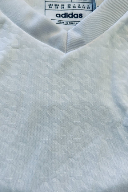 Kylian Mbappe 9 Real Madrid 2023/24 Home Youth Kids ADIDAS Jersey 15 champions league White UCL champions league Soccer jersey