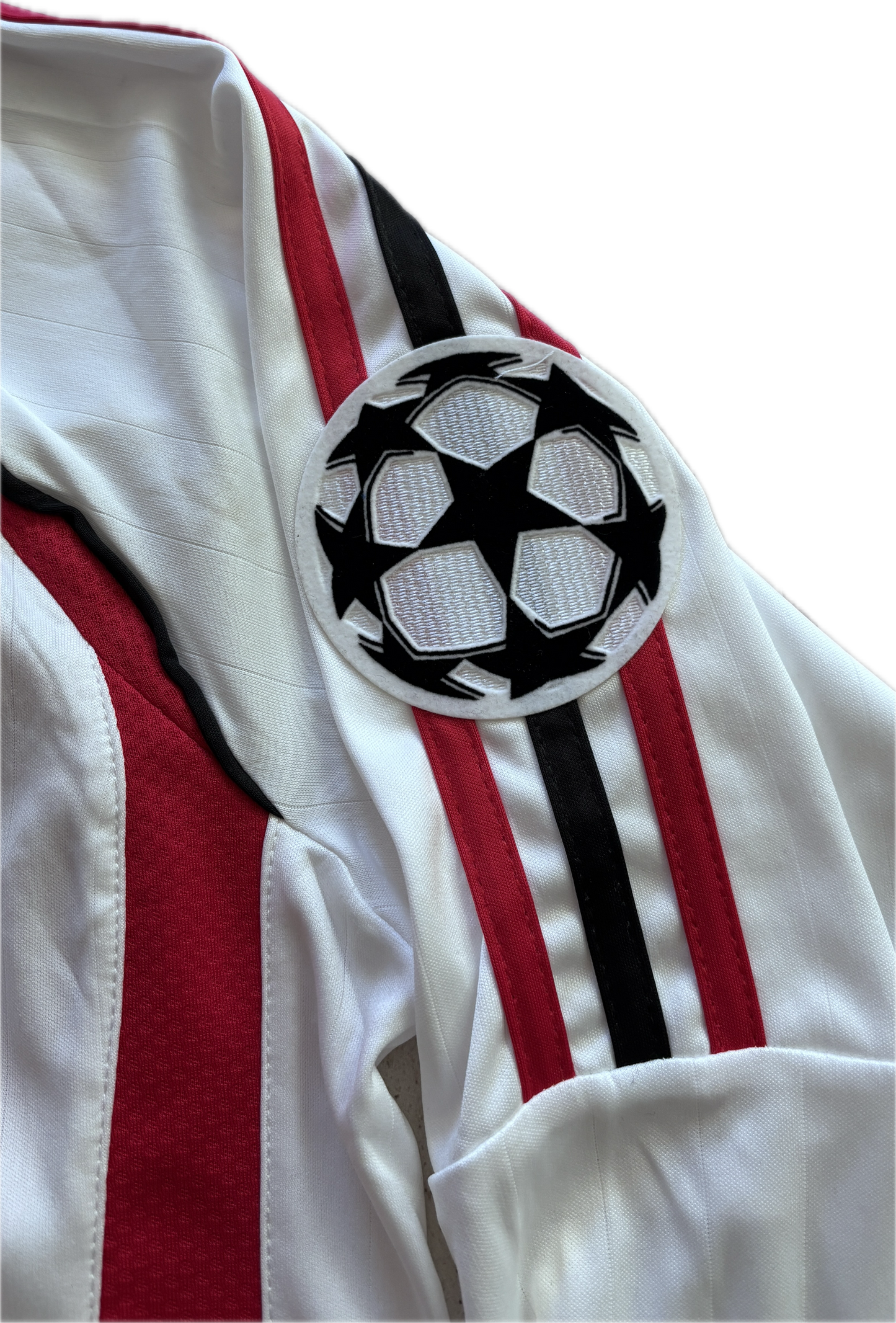 Kaka #22 AC Milan Jersey 2006/2007 Mens Final UEFA Champions League Long Sleeve Soccer Jersey MENS