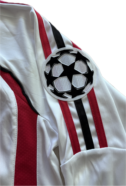 Kaka #22 AC Milan Jersey 2006/2007 Mens Final UEFA Champions League Long Sleeve Soccer Jersey MENS