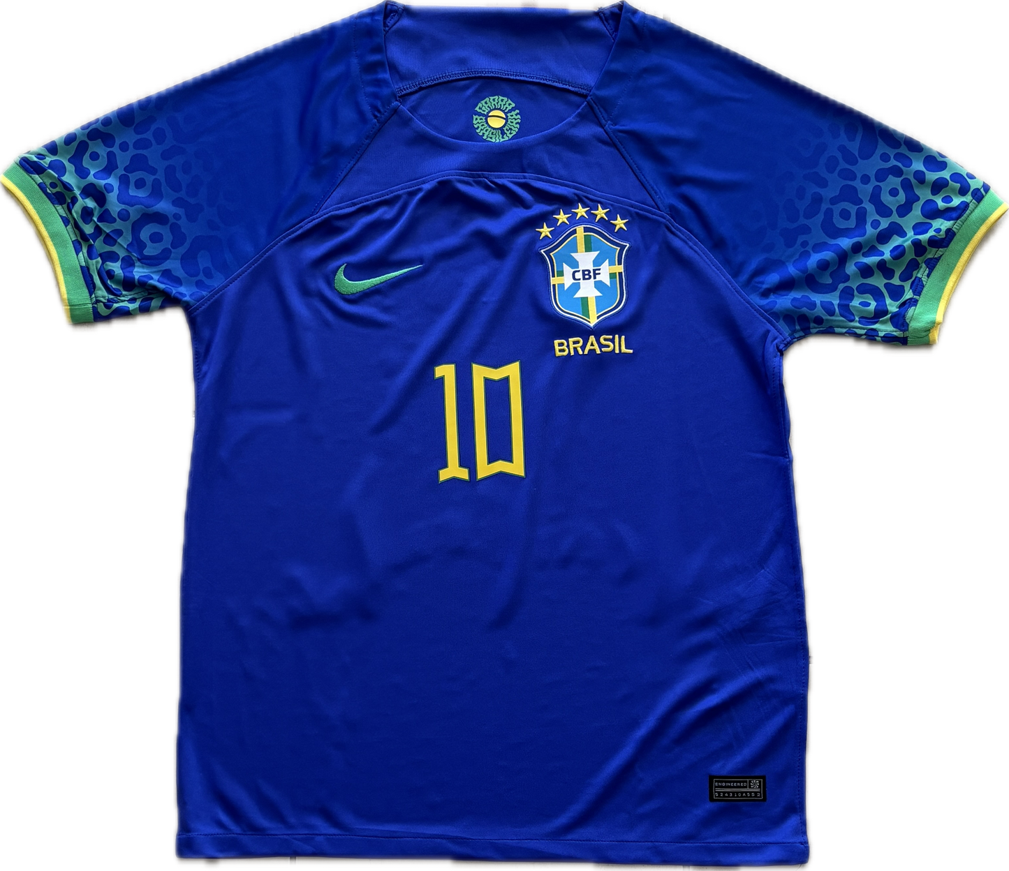 Neymar Jr#10 Nike Brazil Away Jersey 2025 MENS Jersey