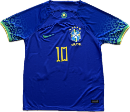 Neymar Jr#10 Nike Brazil Away Jersey 2025 MENS Jersey