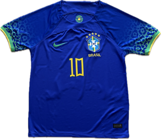 Neymar Jr#10 Nike Brazil Away Jersey 2025 MENS Jersey