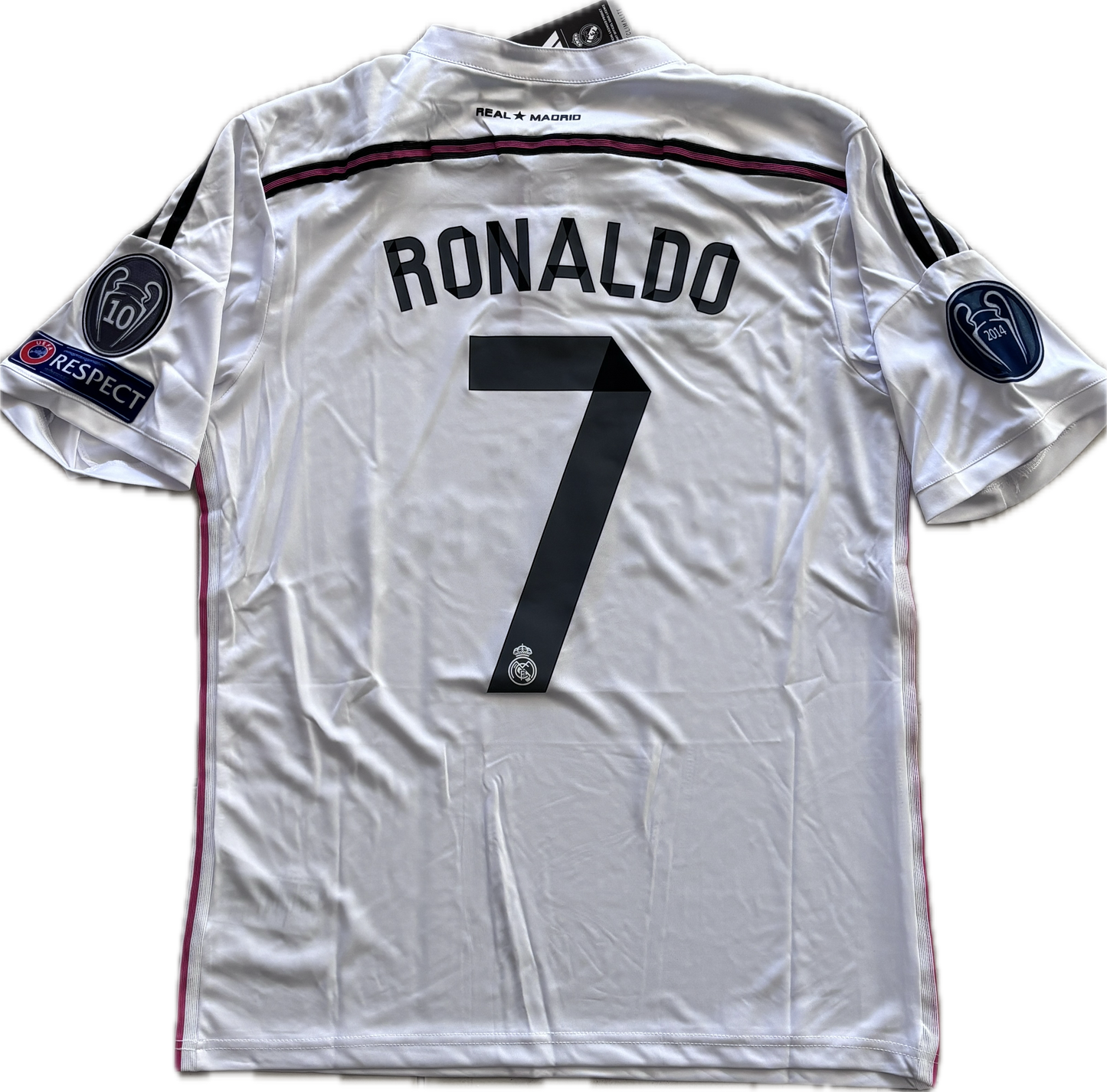 Cristiano Ronaldo 2014 2015 Real Madrid Adidas la decima 10 Champions League jersey
