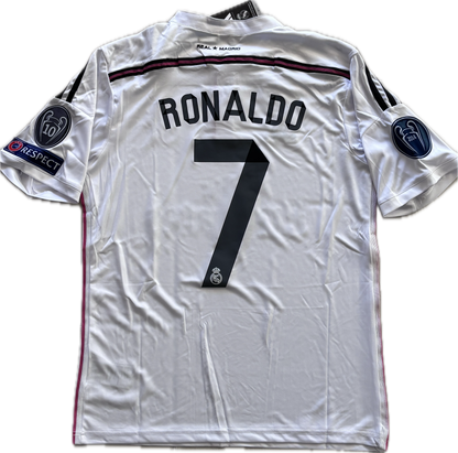 Cristiano Ronaldo 2014 2015 Real Madrid Adidas la decima 10 Champions League jersey