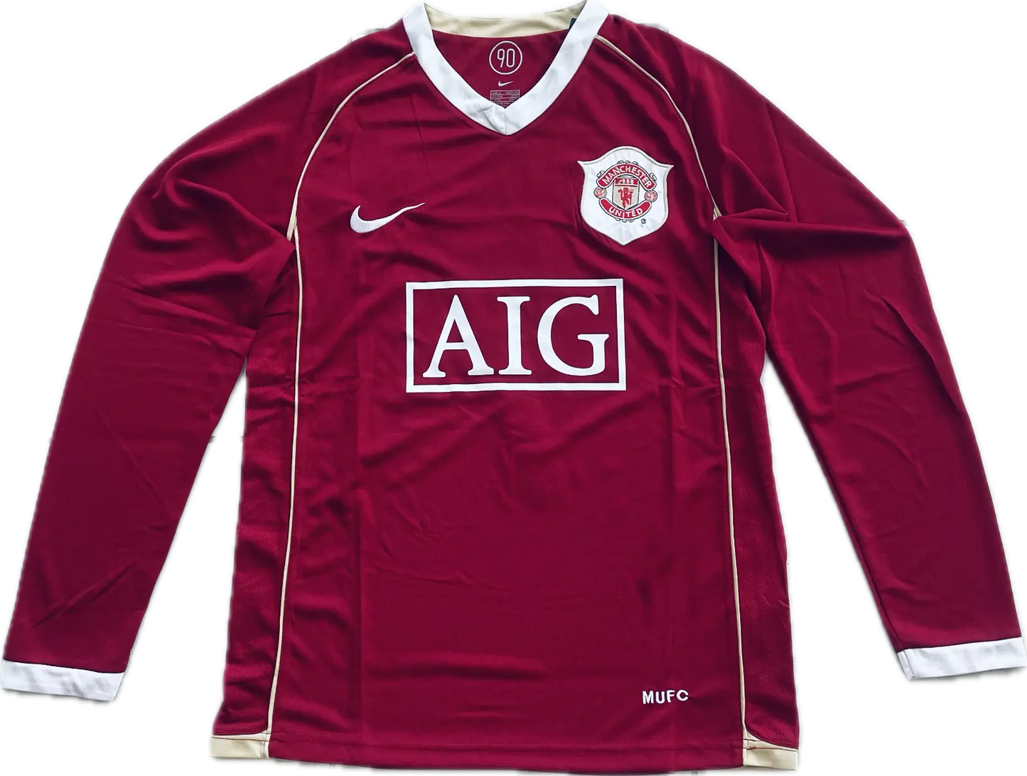 Manchester United Cristiano Ronaldo Nike 2006 2007  Home Soccer Jersey Men's Retro Premier League