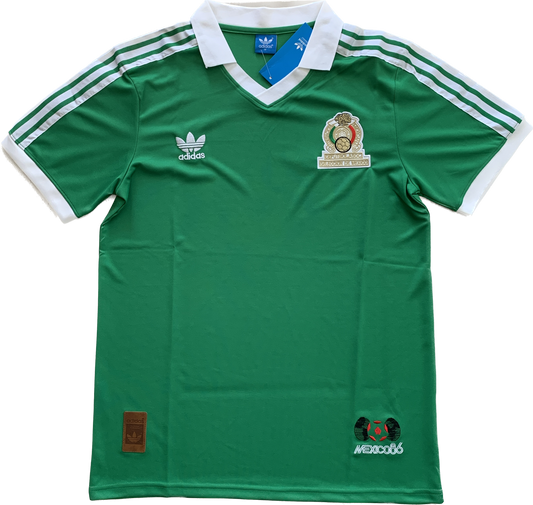 Mexico 1986 Home Soccer Jersey World Cup Qatar Men Copa Munidal Retro
